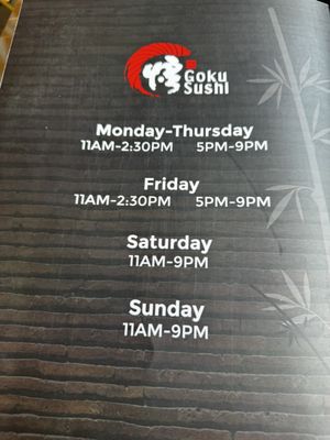 Menu photo 4 Goku Sushi San Jose, CA Menu photo 4 Goku Sushi San Jose, CA