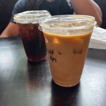 PT's Coffee - Power & Light - Honey vanilla iced latte with almond milk & cold brew - Coffee & Tea Near Me - Kansas City, Missouri PT's Coffee - Power & Light - Honey vanilla iced latte with almond milk & cold brew - Coffee & Tea Near Me - Kansas City, Missouri