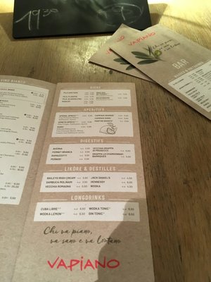 Menu photo 1 Vapiano Chemnitz, SN