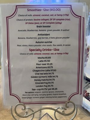 Menu photo 1 Cafe Organique Kirkland, WA