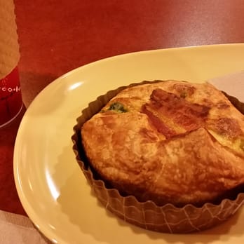 Panera Bread - This spinach-bacon soufflé simply makes me happy! - Sandwiches Near Me - Studio City, California Panera Bread - This spinach-bacon soufflé simply makes me happy! - Sandwiches Near Me - Studio City, California