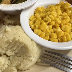 Bailey's Cafe - Corn and mashed potatoes