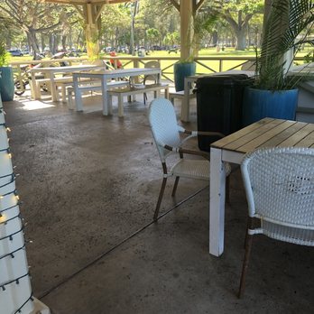 Barefoot Beach Cafe - This area to eat under the shade or plenty more seats out front closer to the water. - Breakfast & Brunch Near Me - Honolulu, Hawaii