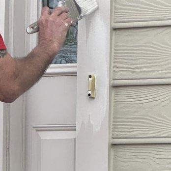 Blue Jay Painting - Painting exterior door - Painters Near Me - Athens, Alabama