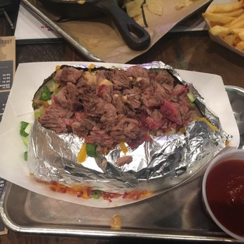 Cypress Trail Hideout - LOADED BBQ BAKED POTATO - Smokehouse Near Me - Cypress, Texas