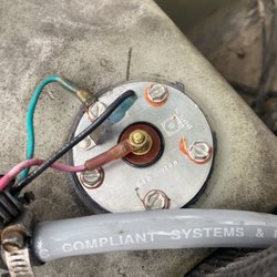 Lawrence Marine Services - New fuel sender installed