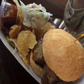 Alice's Restaurant - Brisket Sandwich w/ Homemade Chips - Diners Near Me - Woodside, California Alice's Restaurant - Brisket Sandwich w/ Homemade Chips - Diners Near Me - Woodside, California