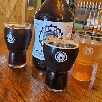 Callao Brewing Company - a beer and two glasses - Breweries Near Me - Callao, Virginia