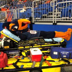 Shurmed EMS - UTSA Footaball support.  It's always nice to have a visit from Rowdy.