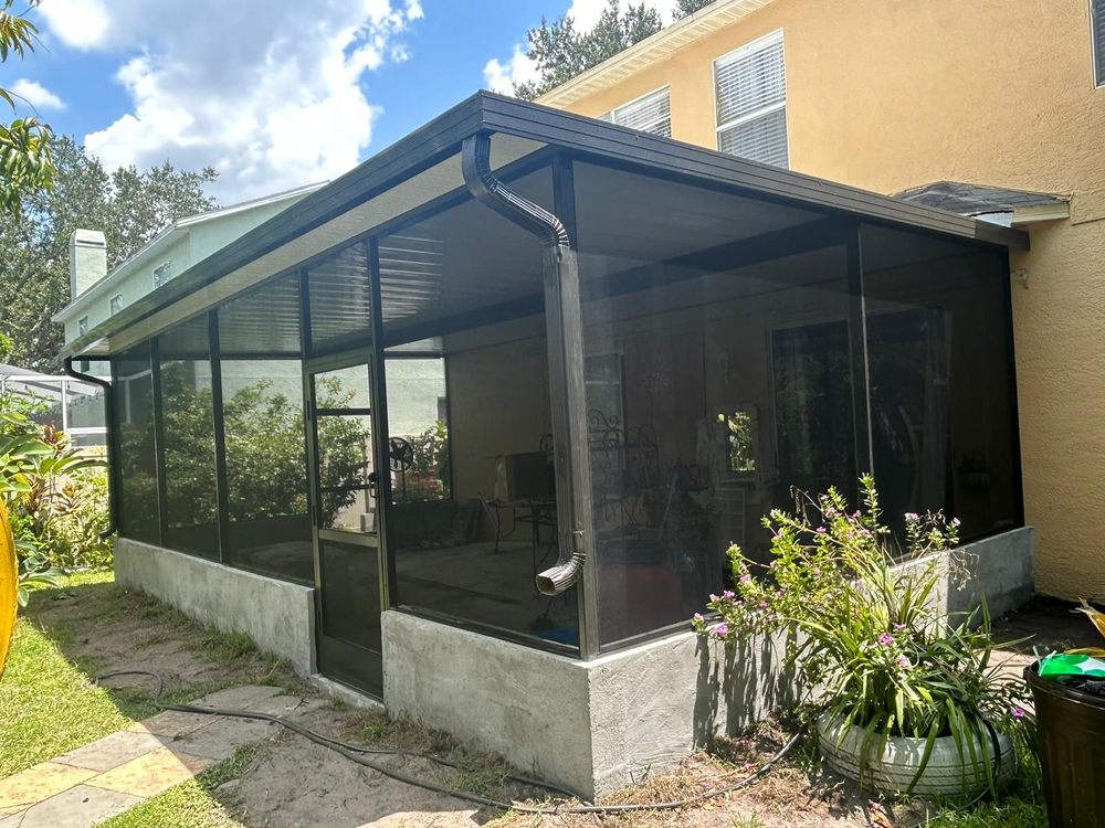 Slide of Aluminum and Screen Y&J