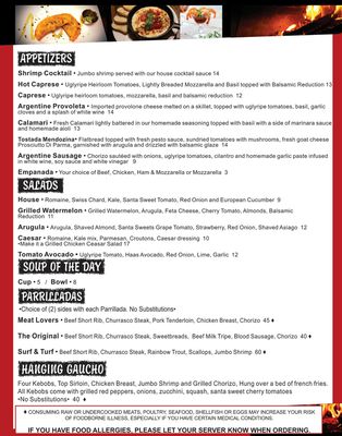 Menu photo 8 Martin Fierro Restaurant Naples, FL Menu photo 8 Martin Fierro Restaurant Naples, FL