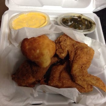 Chick N' Friends - Really good chicken, crispy and juicy. As you can see the wing is way bigger. The sides, nothing to rave about. - Soul Food Near Me - Columbia, Maryland Chick N' Friends - Really good chicken, crispy and juicy. As you can see the wing is way bigger. The sides, nothing to rave about. - Soul Food Near Me - Columbia, Maryland