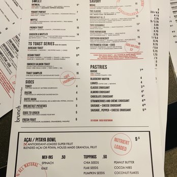 Tout Suite - Menu - Cafes Near Me - Houston, Texas