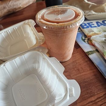 The Coffee Trader - This was my strawberry peach smoothie. And it was good. - Coffee & Tea Near Me - Grand Junction, Colorado The Coffee Trader - This was my strawberry peach smoothie. And it was good. - Coffee & Tea Near Me - Grand Junction, Colorado