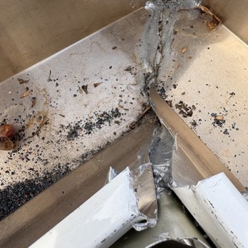 Power Home Remodeling - huge gap in corner gutter (leaks) - Roofing Near Me - North Waltham, Massachusetts Power Home Remodeling - huge gap in corner gutter (leaks) - Roofing Near Me - North Waltham, Massachusetts
