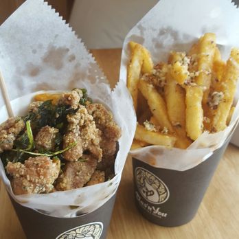 Teas'n You - Popcorn chicken and garlic fries were filling. Wow - Bubble Tea Near Me - Vienna, Virginia Teas'n You - Popcorn chicken and garlic fries were filling. Wow - Bubble Tea Near Me - Vienna, Virginia