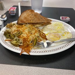 a plate of food on a table