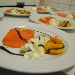 El Pulpo - Karamellisierte Süßkartoffel mit Feigenwaffel