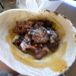 Shawarma - Doesn't look like much, but it sure tastes good!!