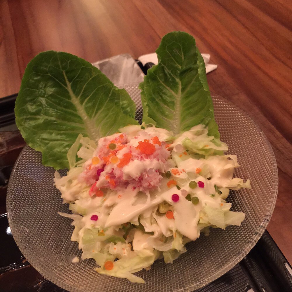 Inagiku - This is the crab stick salad for appetizer - Japanese Near Me - Makati, NCR