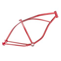 LBC Cycle - 26" Red Beach Cruiser Frame