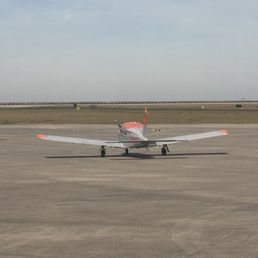 Plane view from dining area