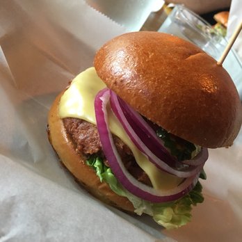 Bareburger - Ridgefield - The Beyond burger on a brioche bun - Burgers Near Me - Ridgefield, Connecticut