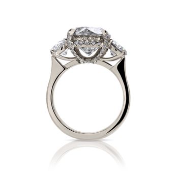David Alan Jewelry - David Alan fancy gray diamond engagement ring featuring secret diamond details, set in platinum. - Jewelry Near Me - New York, New York David Alan Jewelry - David Alan fancy gray diamond engagement ring featuring secret diamond details, set in platinum. - Jewelry Near Me - New York, New York