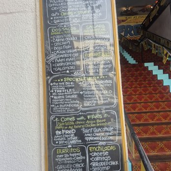 Fred's Mexican Cafe - Outside menu - Mexican Near Me - Huntington Beach, California Fred's Mexican Cafe - Outside menu - Mexican Near Me - Huntington Beach, California