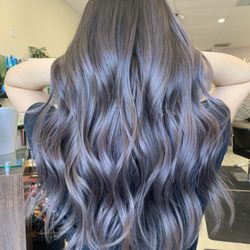 Haircuts at Tiffany's - Mushroom blond ombré balayage