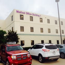 Highland Clinic - Exterior. Looks like rain.