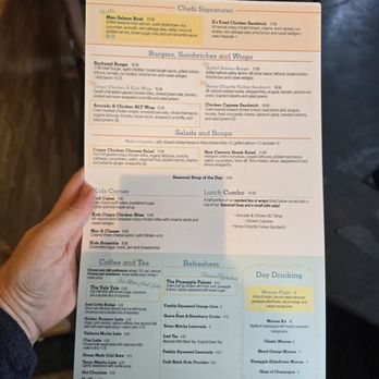 Claudine Kitchen & Bakeshop - Menu back page - Breakfast & Brunch Near Me - Porter Ranch, California