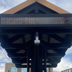 RTD Lightrail Jeffco Station - Stops are clearly marked