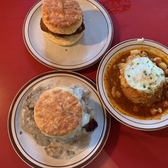 Denver Biscuit Co. - Colfax - The Franklin, Shrimp & Grits, The Ellsworth - Sandwiches Near Me - Denver, Colorado