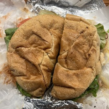 Wrap-N-Run - Grill chicken with pepper jack cheese lettuce and tomato with ketchup and hot sauce - Burgers Near Me - New York, New York