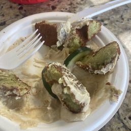 This is the falafel. It was delicious with the hummus. This is the falafel. It was delicious with the hummus.