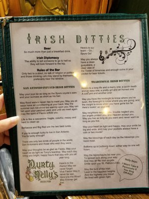 Menu photo 6 Durty Nelly's Irish Pub San Antonio, TX Menu photo 6 Durty Nelly's Irish Pub San Antonio, TX