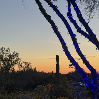 Blu Burger Grille - Sunset from the patio.. - Burgers Near Me - Scottsdale, Arizona
