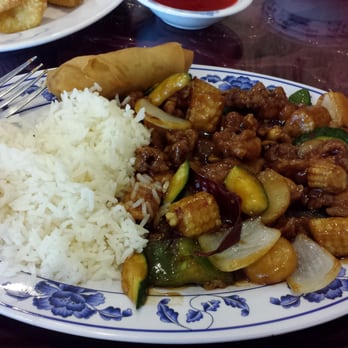 China cafe - Kung Pao Chicken Lunch Special - Chinese Near Me - Duluth, Georgia