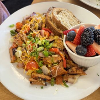 Bloom - Chicken Andouille Sausage Scramble - American Near Me - Santa Clara, California Bloom - Chicken Andouille Sausage Scramble - American Near Me - Santa Clara, California