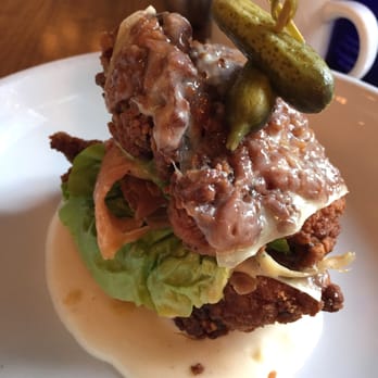 French Louie - The tower of brunch decadence known as Cordon Bleu. - French Near Me - Brooklyn, New York