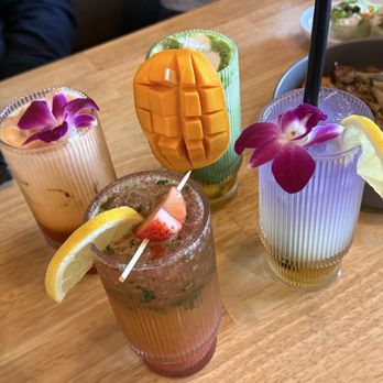 Kin Dee Thai - Thai ice tea, mango matcha, strawberry basil lemonade, honey lemonade - Thai Near Me - Tucson, Arizona