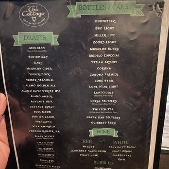 The Cottage Irish Pub - Irish Pub Near Me - San Antonio, Texas