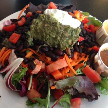 Higher Taste, Plant-Based - Fiesta Salad, black bean overload - Vegan Near Me - Long Beach, California Higher Taste, Plant-Based - Fiesta Salad, black bean overload - Vegan Near Me - Long Beach, California
