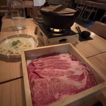 Drunken Monk - Wagyu beef sukiyaki - Izakaya Near Me - Menlo Park, California