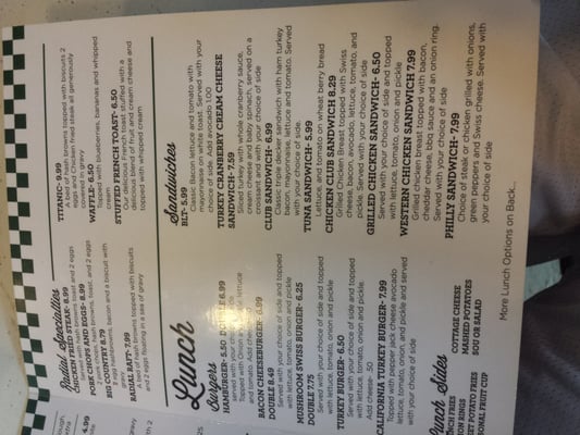 Menu photo 8 Lisa's Radial Cafe Omaha, NE