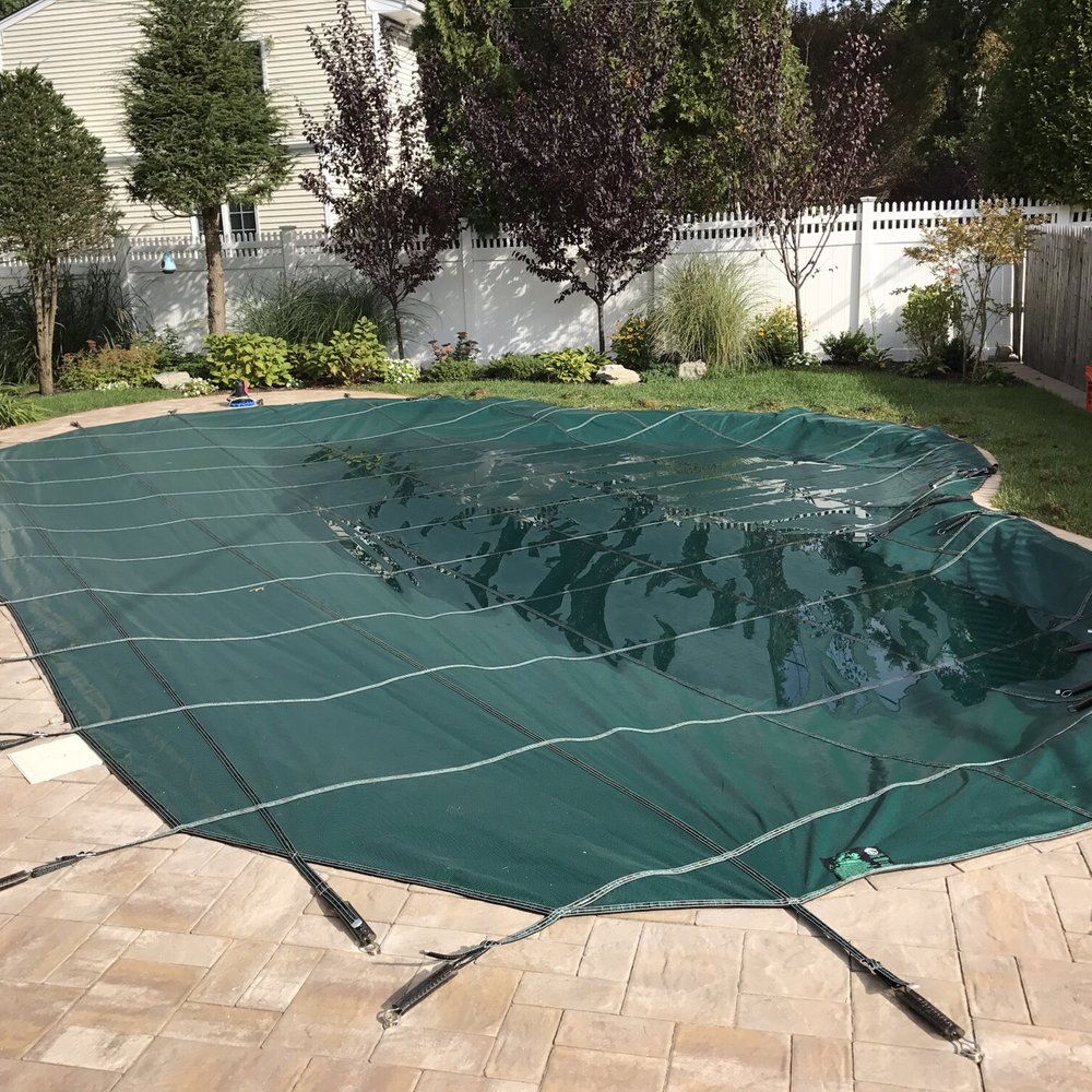 Installed footings on the grass-side of my pool. Solid as a rock! Installed footings on the grass-side of my pool. Solid as a rock!