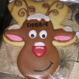 Too Cute, Reindeer Sugar Cookie Too Cute, Reindeer Sugar Cookie