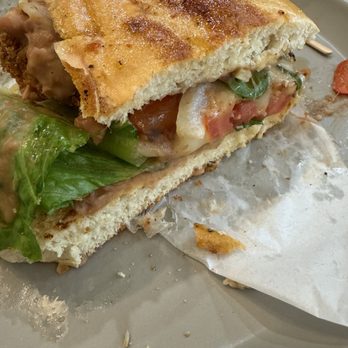Gina's Kitchen +Catering - This was half of the torta milanesa and the spicy potatoes. So good but come hungry. - Breakfast & Brunch Near Me - Rancho Cucamonga, California Gina's Kitchen +Catering - This was half of the torta milanesa and the spicy potatoes. So good but come hungry. - Breakfast & Brunch Near Me - Rancho Cucamonga, California