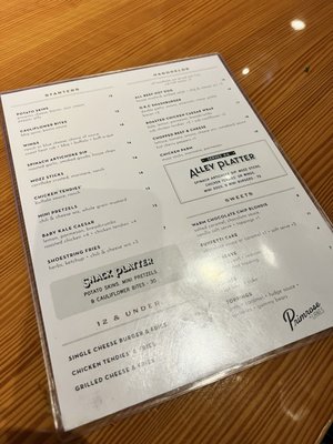 Menu photo 8 Primrose Lanes Orlando, FL Menu photo 8 Primrose Lanes Orlando, FL